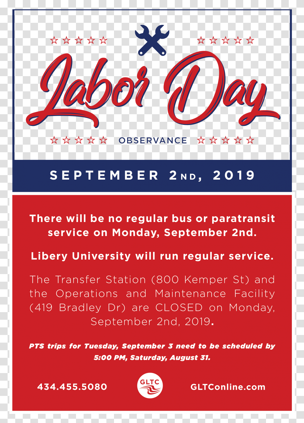 Closed For Labor Day 2019, Flyer, Poster, Paper, Advertisement Transparent Png
