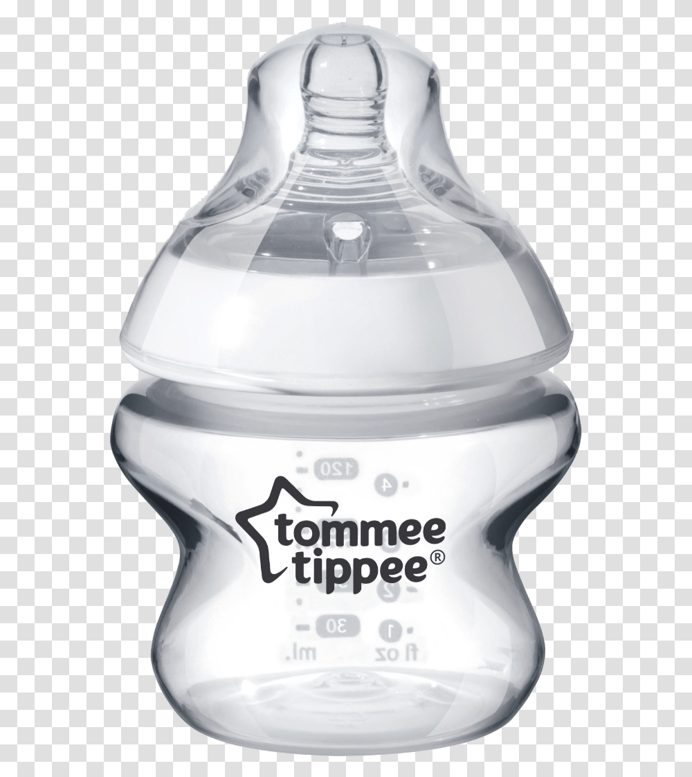 Closer To Nature Baby Bottles Tommee Tippee Clear 5 Oz, Milk, Beverage, Mixer, Appliance Transparent Png