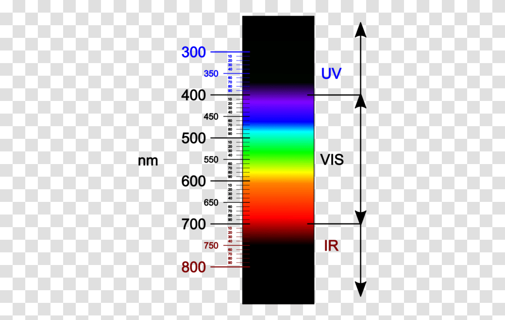 Closest Light Outside The Visible Spectrum, Plot, Measurements, Diagram, Number Transparent Png