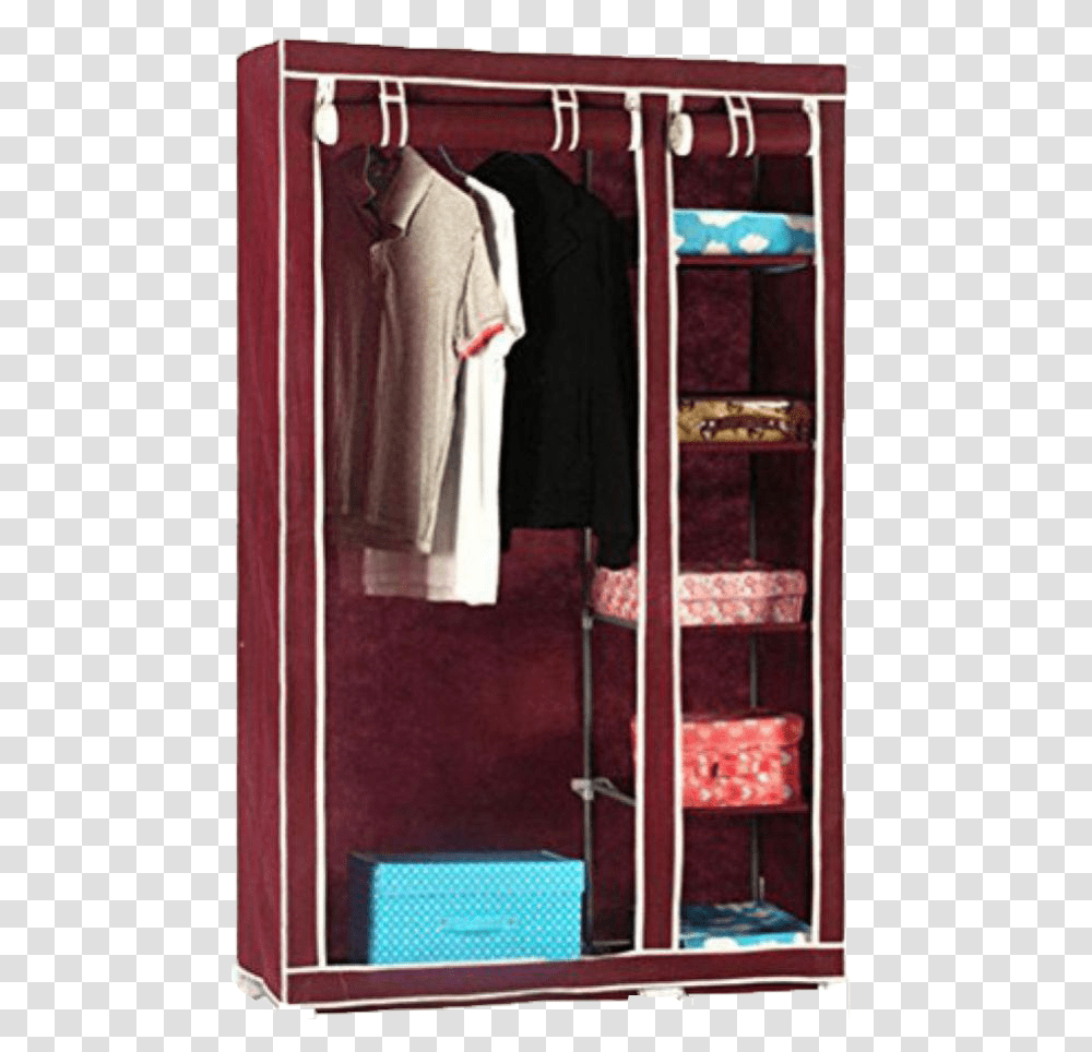 Closet Image Download Wardrobe Double Portable, Furniture, Cupboard, Indoors, Room Transparent Png
