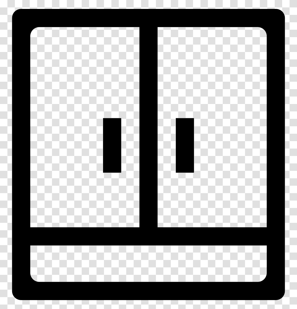 Closet Outline Icon Free Download, Electrical Device, Arrow Transparent Png