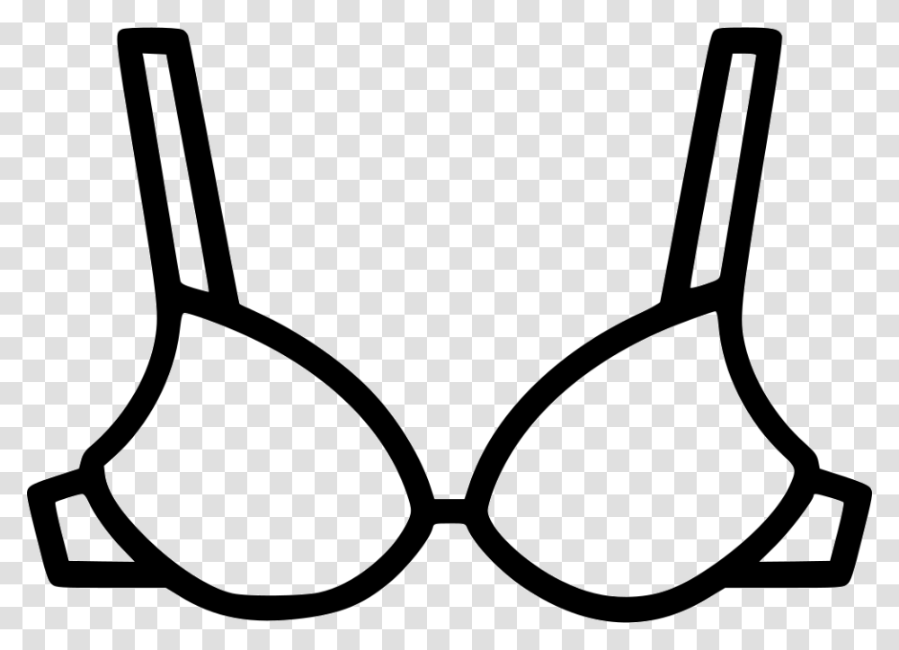 Cloth Inner Women Bra Under Garments Svg Icon Bra Icon, Glass, Sunglasses Transparent Png