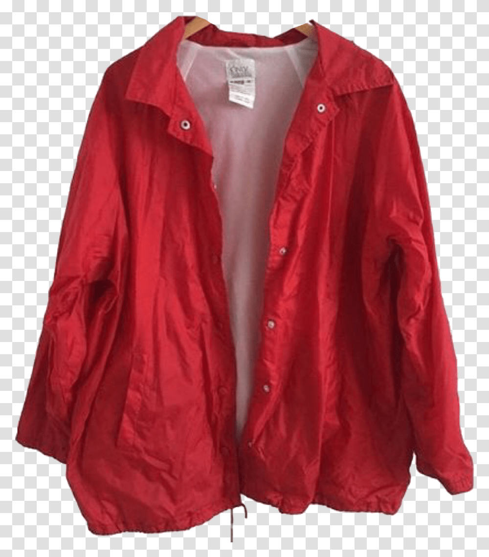 Clothes Button Red Jacket Polyvore, Apparel, Coat, Raincoat Transparent Png