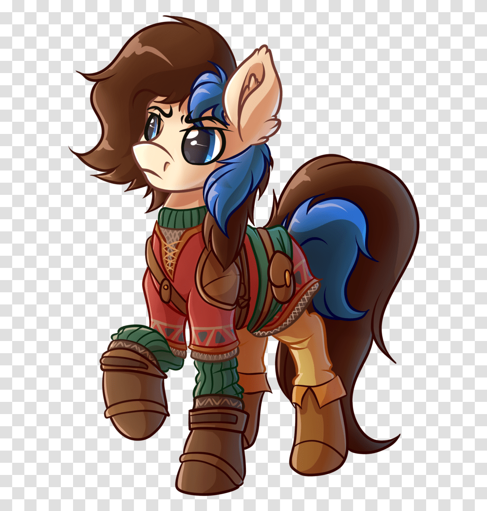 Clothes Crossover Ear Fluff Earth Pony Link Male Male Mlp Oc Outfits, Comics, Book, Manga, Person Transparent Png