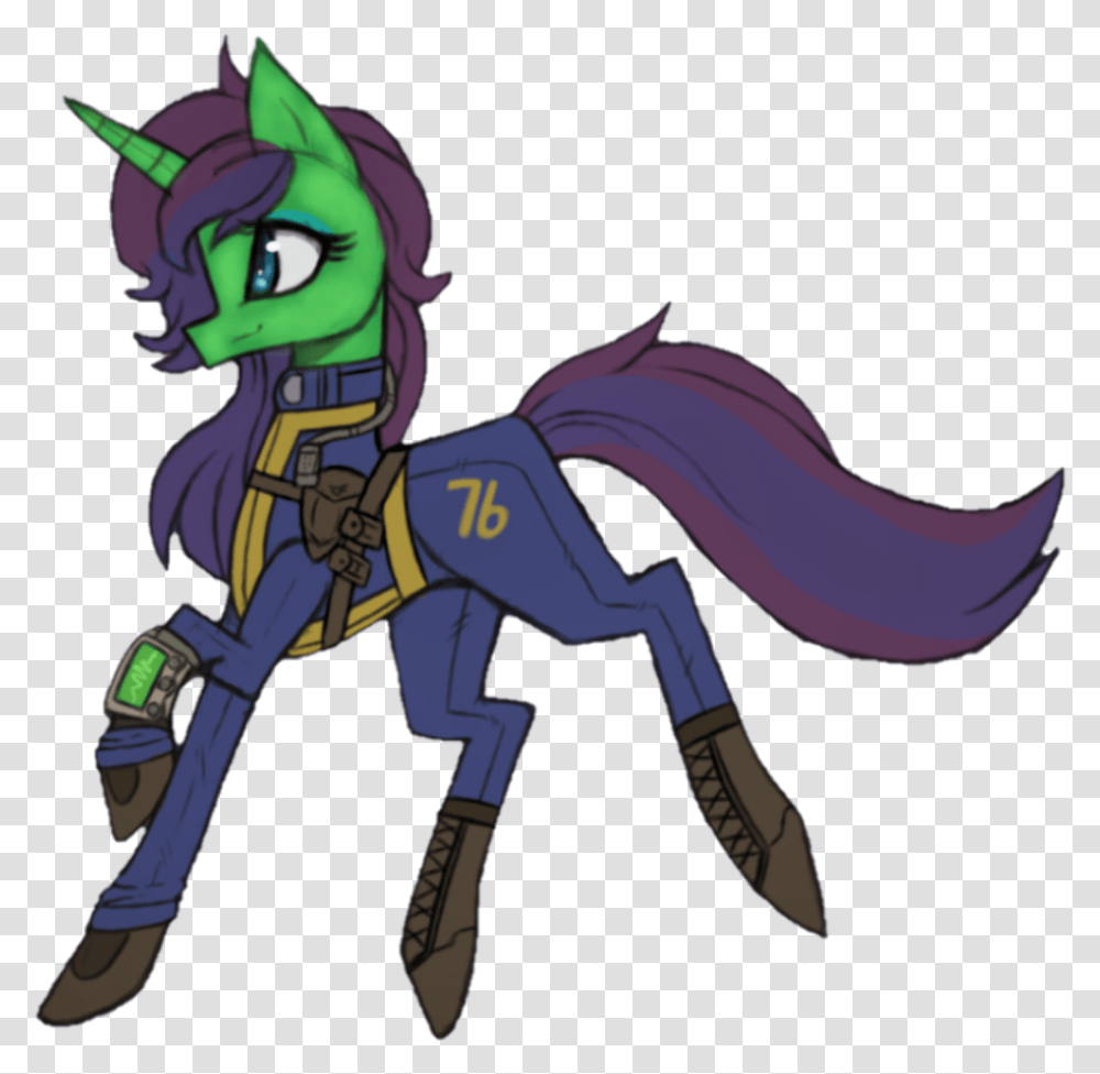Clothes Crossover Fallout Fallout 76 Cartoon, Horse, Mammal, Animal, Dragon Transparent Png