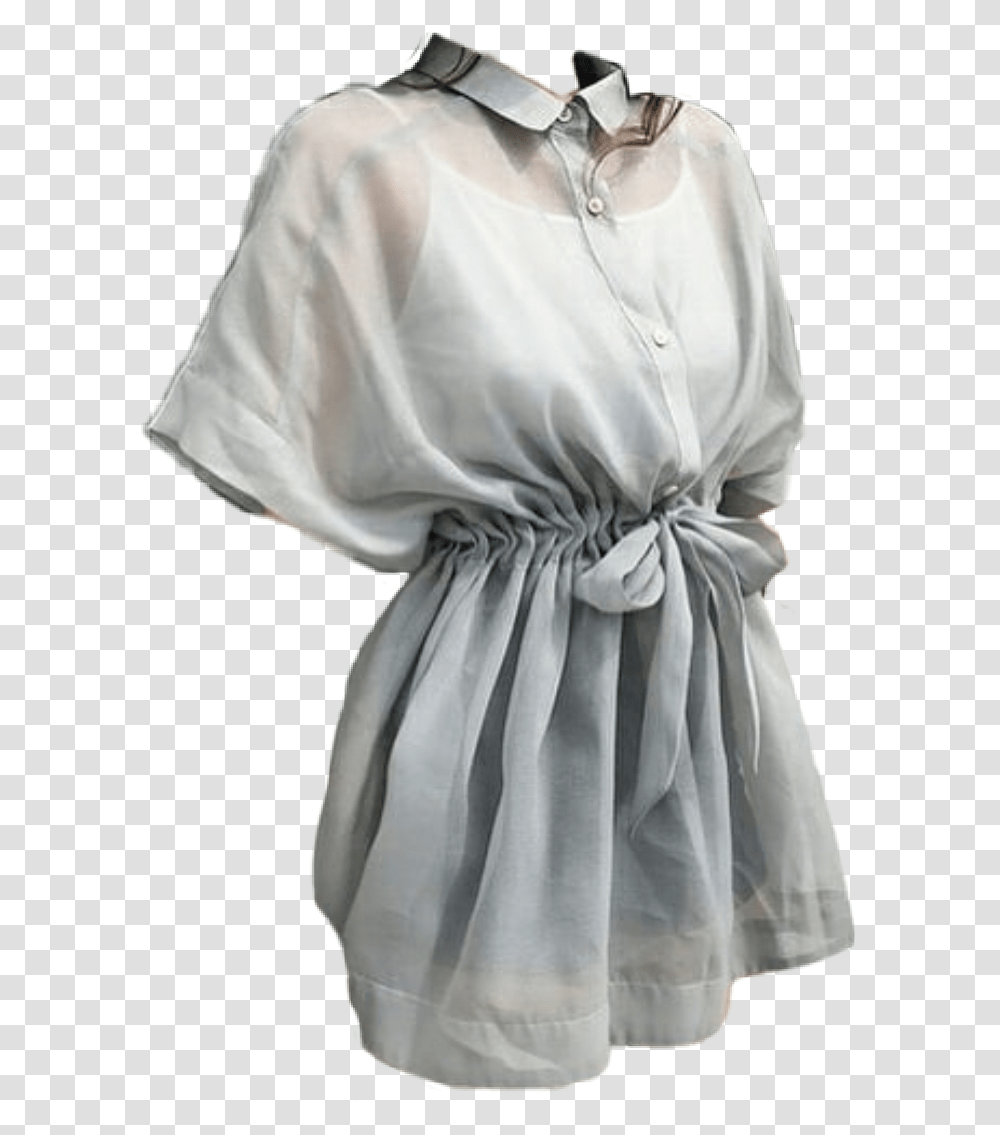 Clothes Dress Aesthetic Grey Tumblr Cute Korean Outfits, Apparel, Fashion, Robe Transparent Png