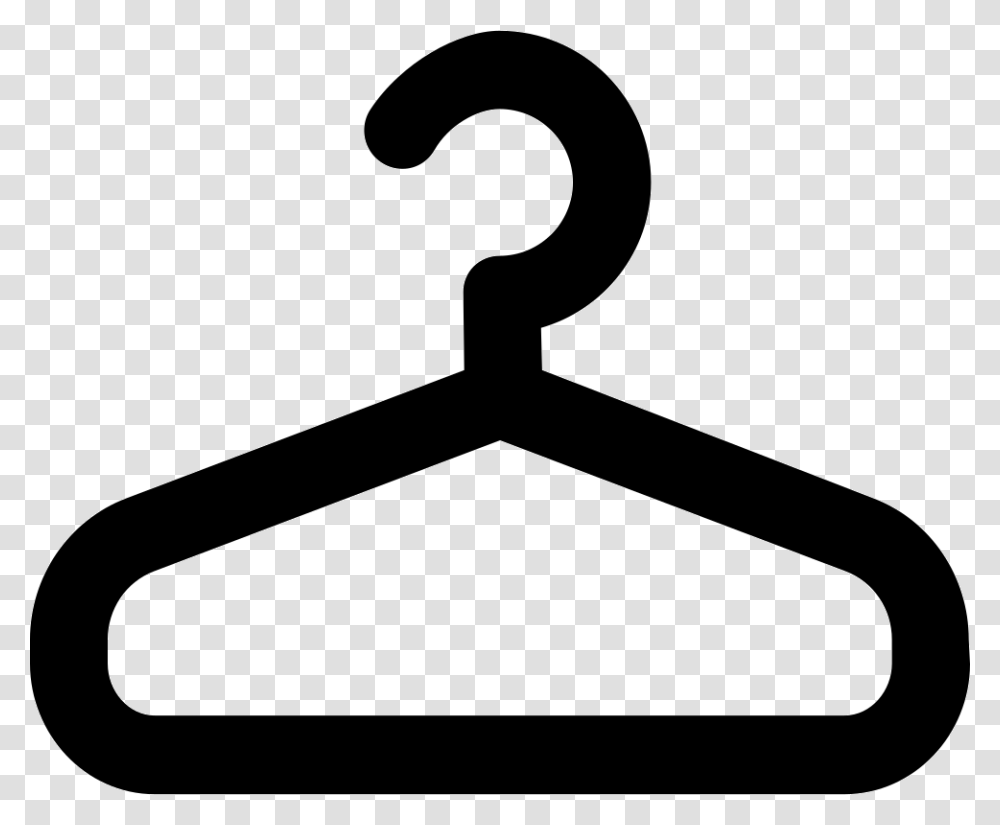 Clothes Hanger Ootd Black And White Icon, Hammer, Tool, Triangle Transparent Png