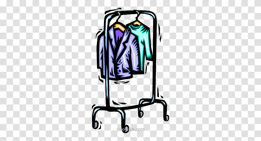 Clothes Rack Royalty Free Vector Clip Art Illustration, Poster, Advertisement, Performer, Weapon Transparent Png