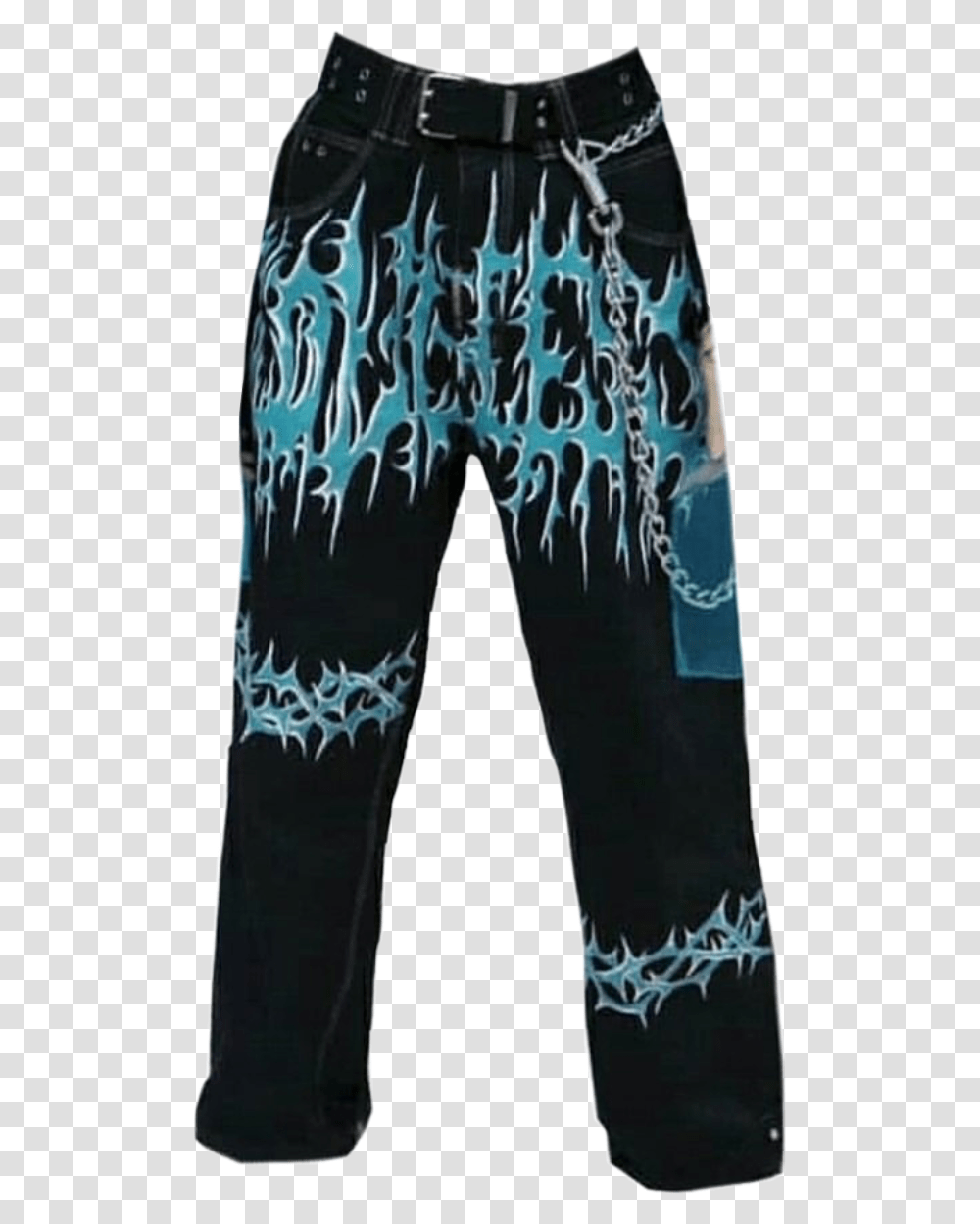 Clothes Trousers Punk Rock Goth Gothgirl Pajamas, Pants, Apparel, Jeans Transparent Png