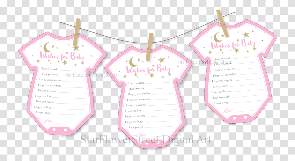 Clothesline Baby Shower Twinkle Star Moon Pink Gold Cut Out Printable Baby Shower Decorations, Plot, Heart, Diamond Transparent Png