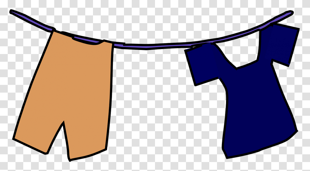 Clothesline Laundry Hang Drying Wash Shorts Clipart, Axe, Tool, Cushion, Hand Transparent Png