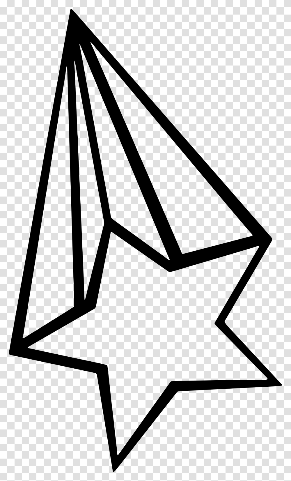 Clothespin Clipart Shooting Star Clipart Black And White, Gray, World Of Warcraft Transparent Png