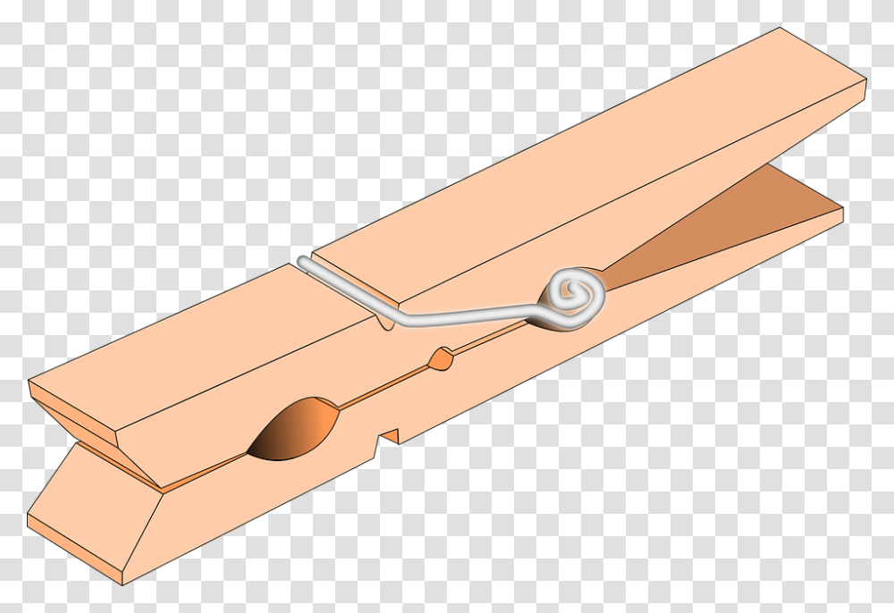 Clothespin, Wood, Plywood, Scissors Transparent Png