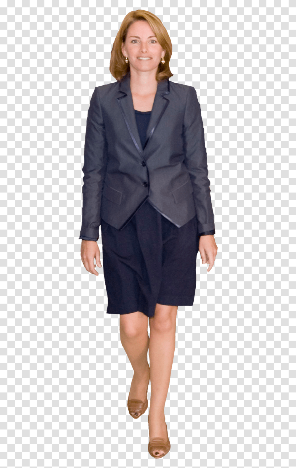 Clothing Business Woman Standing, Apparel, Suit, Overcoat, Person Transparent Png