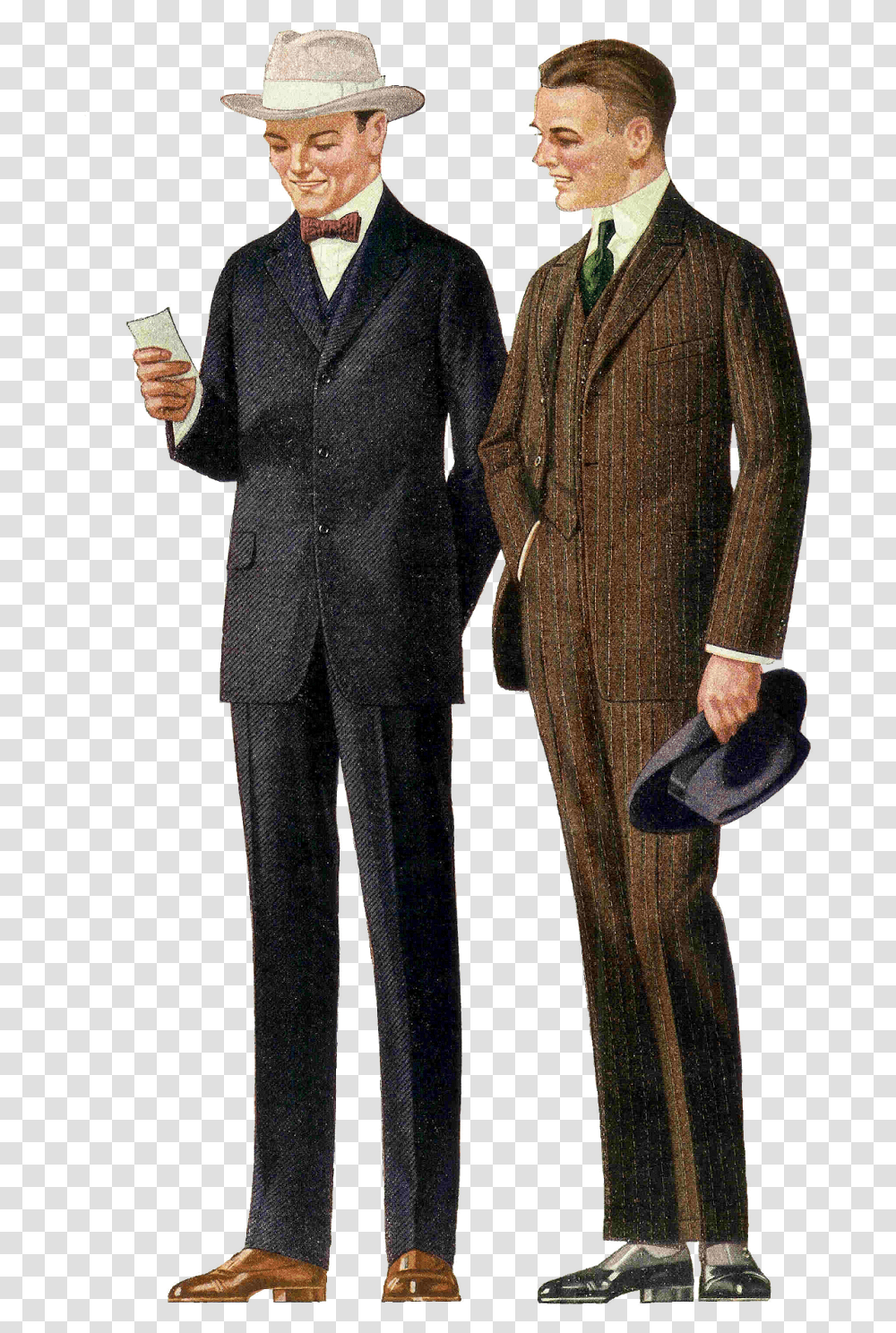 Clothing Clipart Male Clothes 1918 Mens Fashion, Overcoat, Suit, Sleeve, Person Transparent Png