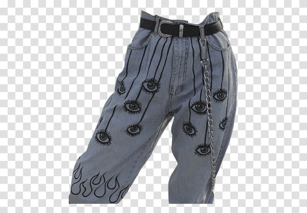 Clothing Clothes Pant Jean Pants Pngs Moodboard Paint Designs On Jeans, Apparel, Denim, Shorts, Person Transparent Png