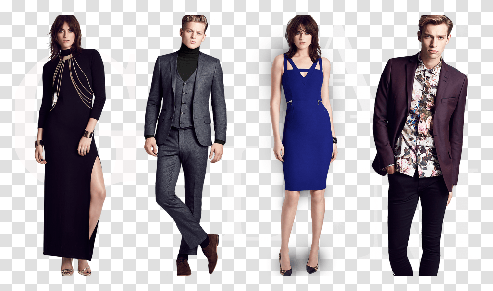 Clothing Image Men And Women Clothing, Suit, Overcoat, Apparel, Person Transparent Png