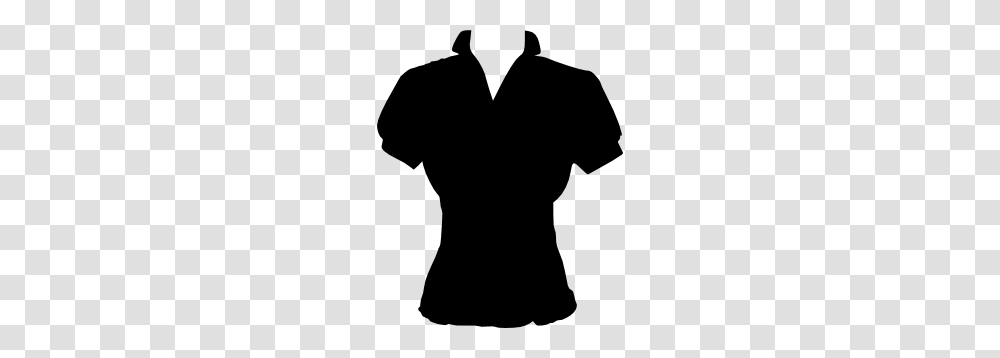 Clothing Women Cute Blouse Clip Art Digital Black And White, Silhouette, Stencil, Person, Human Transparent Png