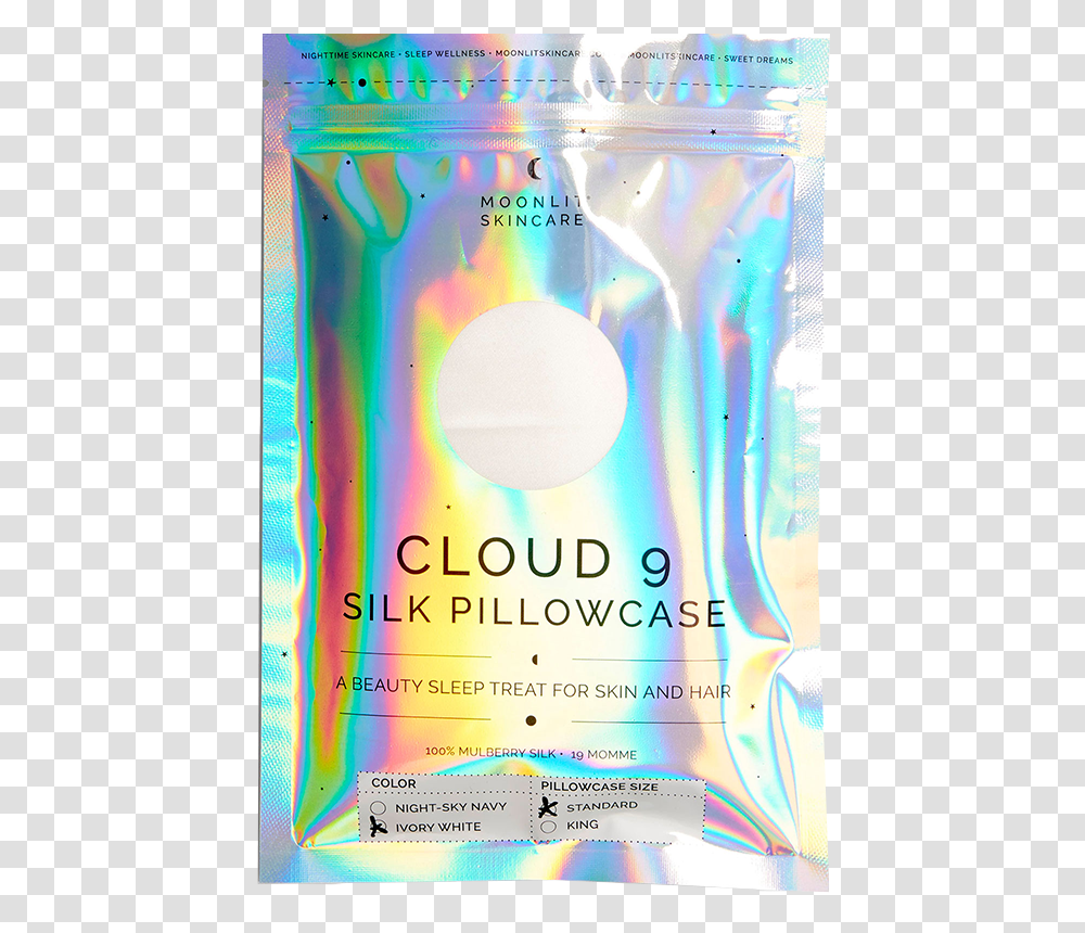 Cloud 9 Silk Pillowcase Cloud 9 Silk Pillowcase, Poster, Advertisement, Bottle, Flyer Transparent Png