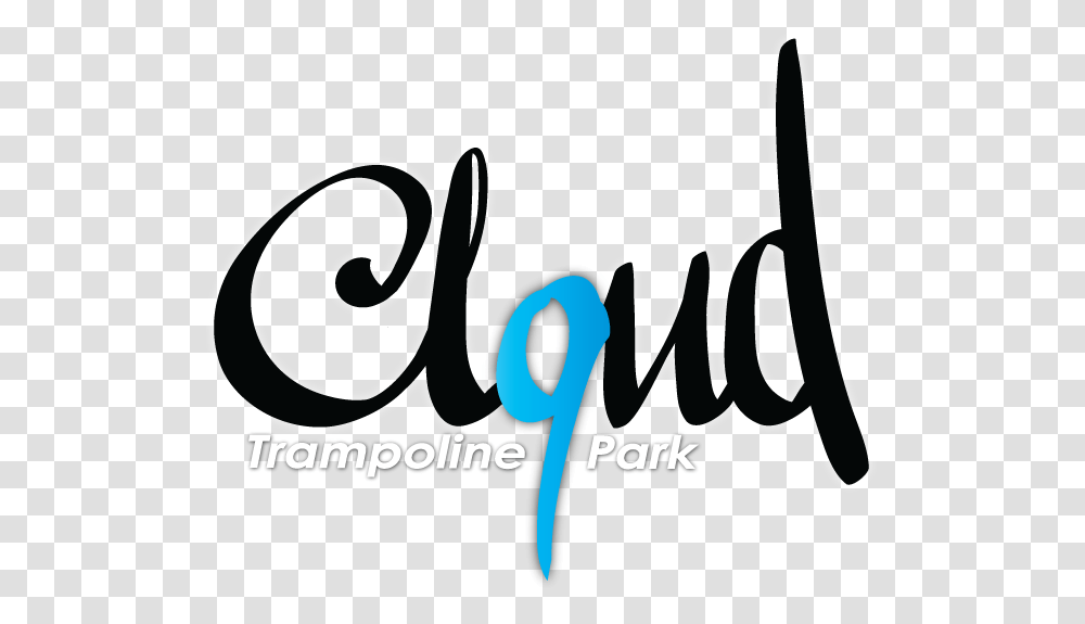 Cloud 9 Trampoline Park Logo, Calligraphy, Handwriting, Label Transparent Png
