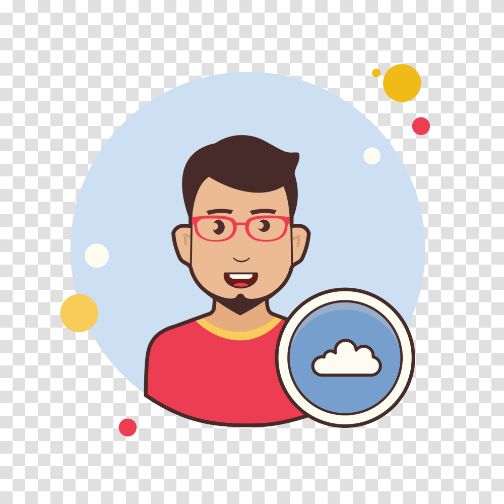 Cloud Account Login Male Icon, Person, Bowl, Face, Bubble Transparent Png