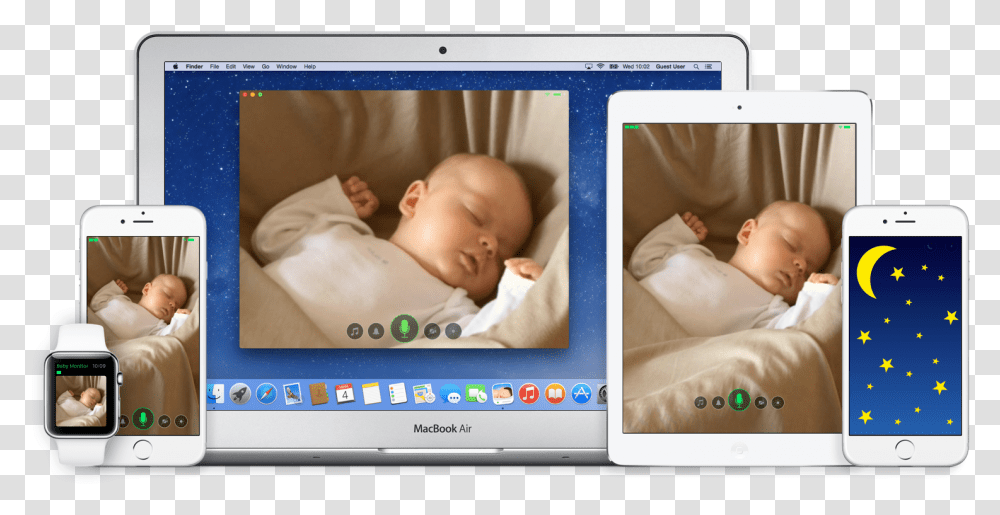 Cloud Baby Monitor Unlimited Range Video Baby Monitor For, Mobile Phone, Electronics, Person, Newborn Transparent Png