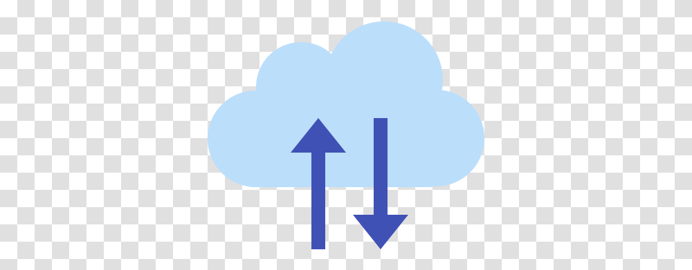 Cloud Backup Restore Icon Free Download And Vector One Way Emoji, Cross, Symbol, Weapon, Weaponry Transparent Png