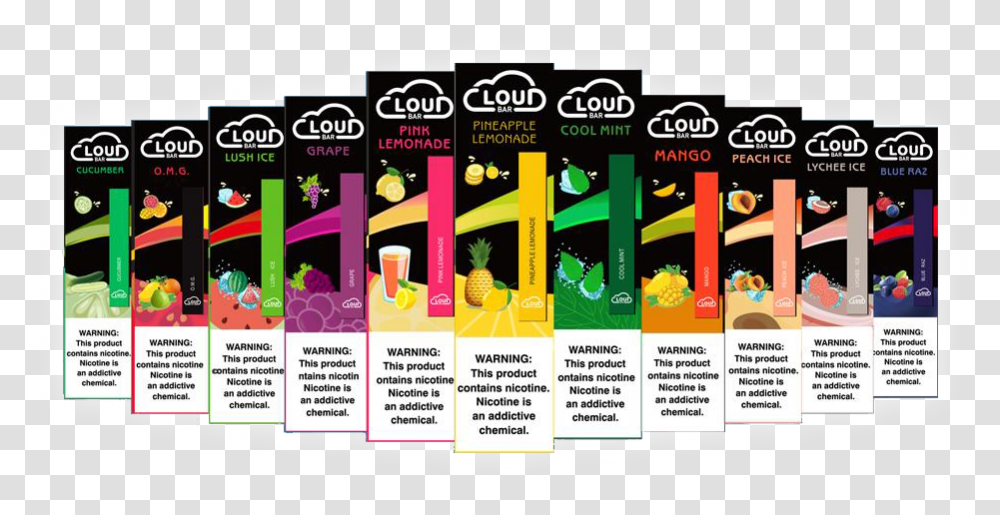 Cloud Bar Cloud Bar Disposable Vape, Flyer, Poster, Paper, Advertisement Transparent Png