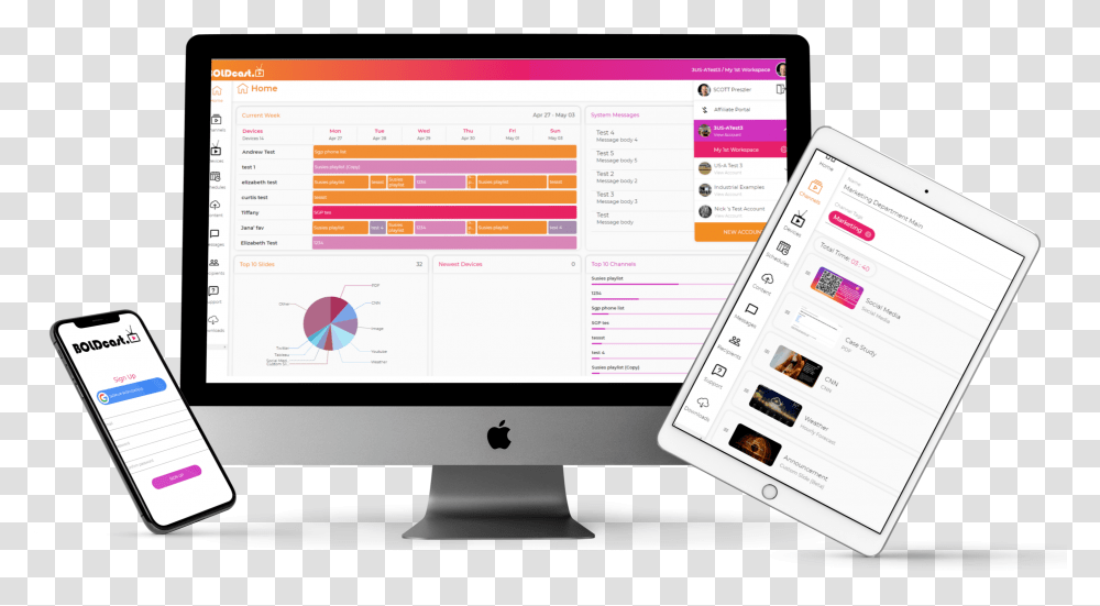 Cloud Based Digital Signage Software Technology Applications, Computer, Electronics, Monitor, Screen Transparent Png