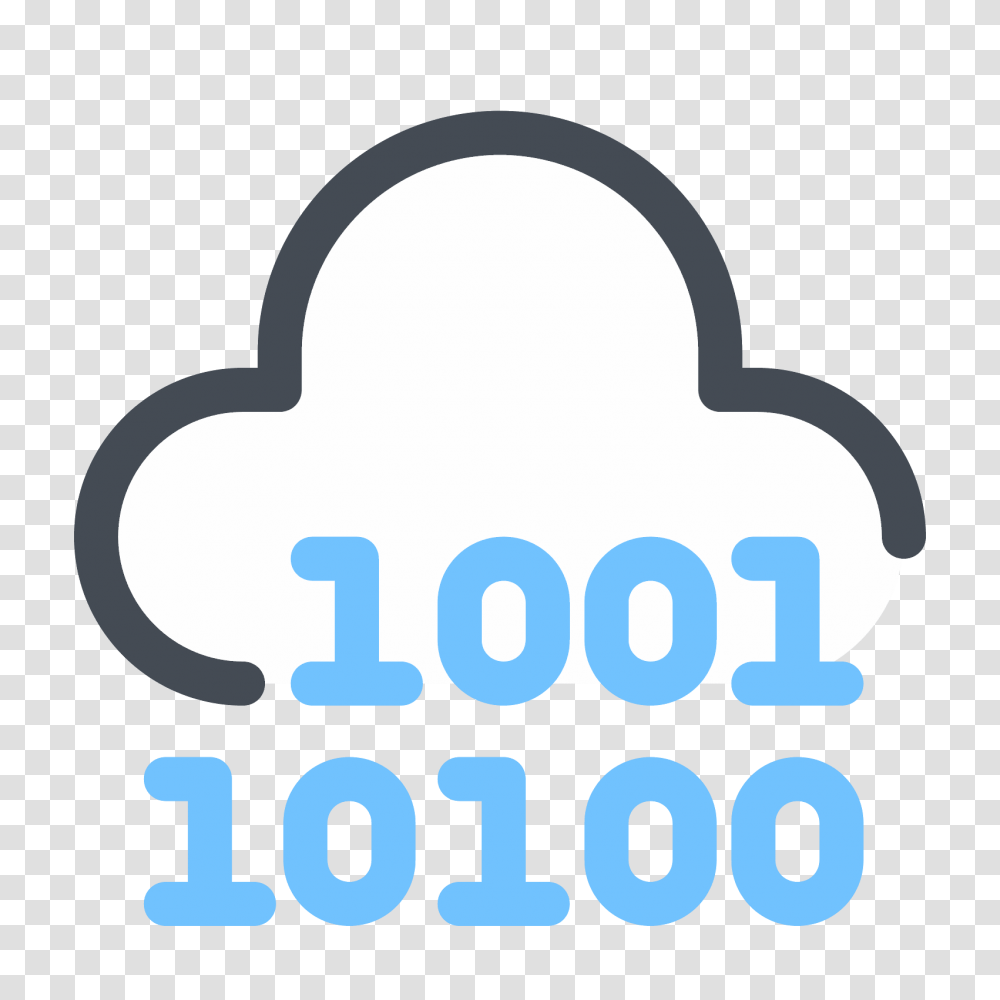 Cloud Binary Code Icon, Label, Baseball Cap, Hat Transparent Png