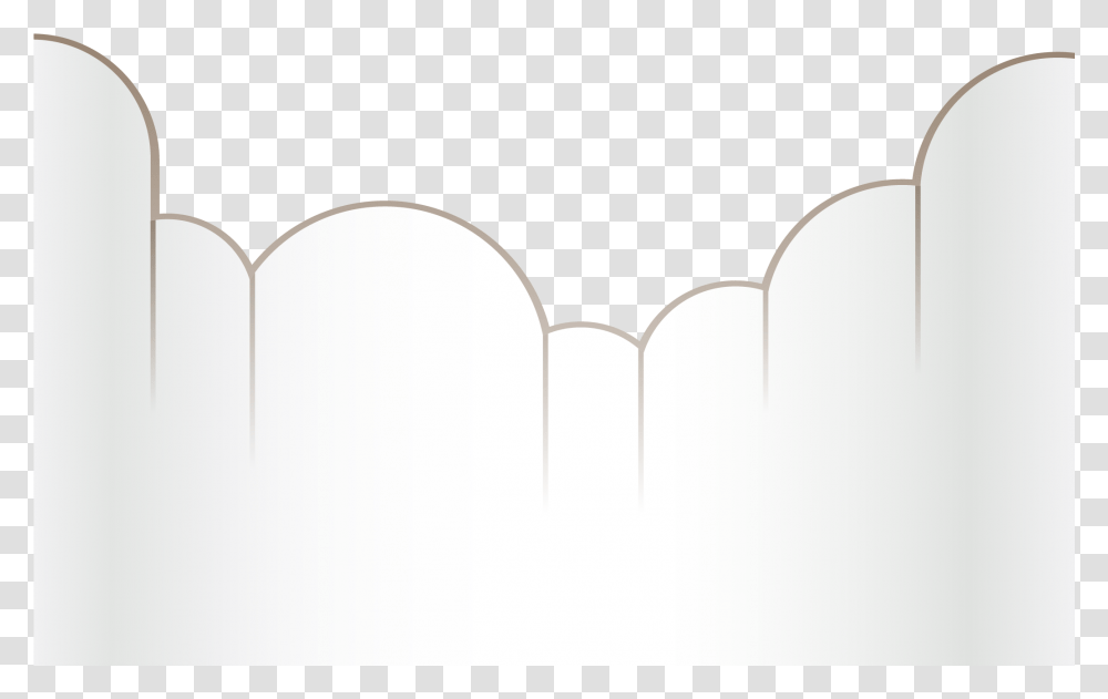 Cloud Border Fence, Picket, Cushion, Page Transparent Png