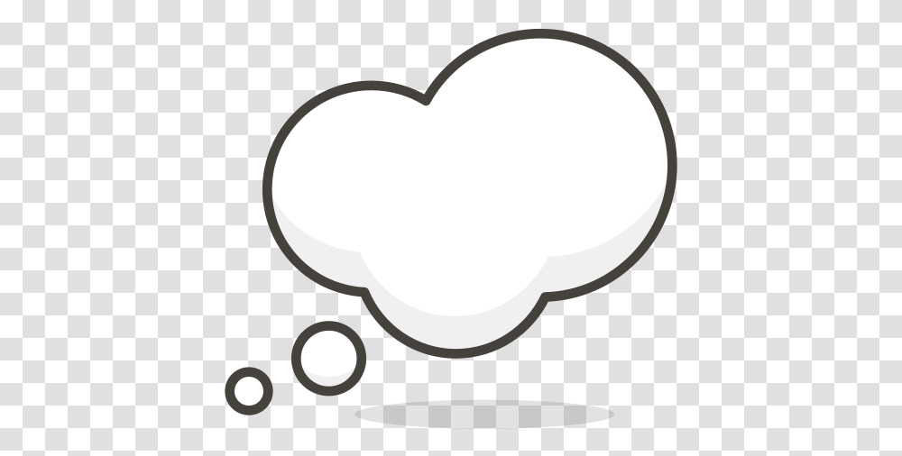 Cloud Bubbles Thought Free Icon Of Another Emoji Set Heart, Pillow, Cushion Transparent Png