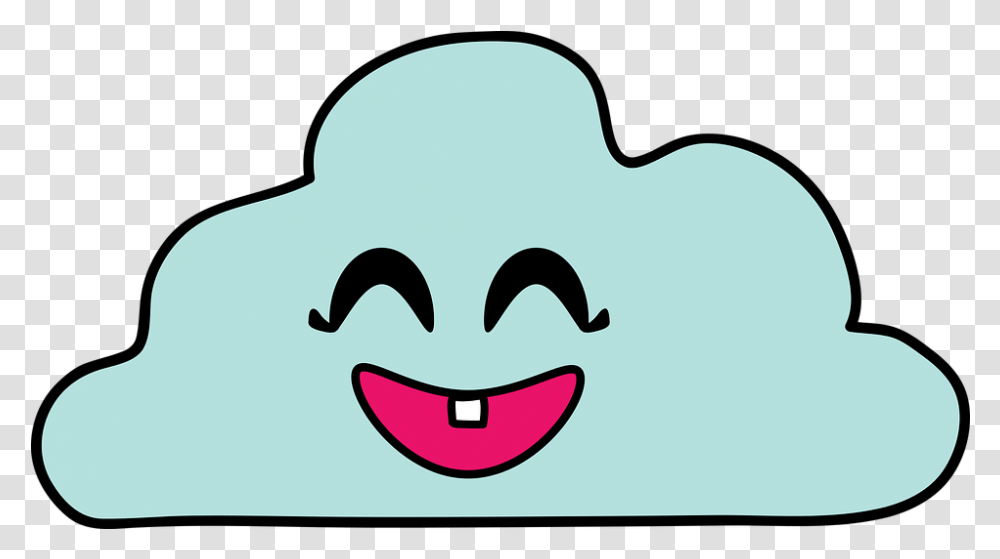 Cloud Cartoon Smile Clouds, Pillow, Cushion, Baseball Cap, Hat Transparent Png