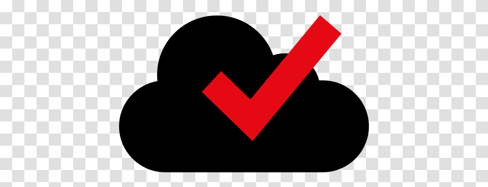 Cloud Check Mark Icon Repo Free Icons Heart, Symbol, Text, Weapon, Weaponry Transparent Png
