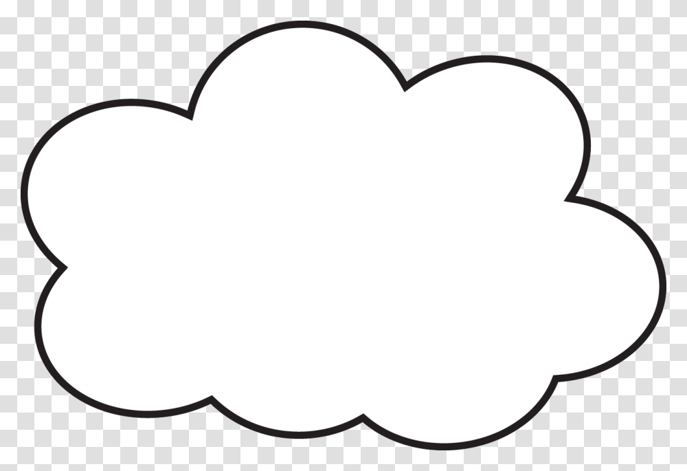 Cloud Clipart Free Images 3 Cloud Clip Art Black And White, Batman Logo, Heart, Sunglasses Transparent Png