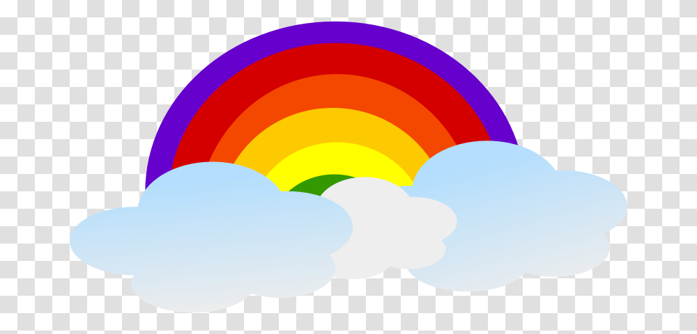 Cloud Clipart Rainbow, Nature, Outdoors, Ball, Balloon Transparent Png