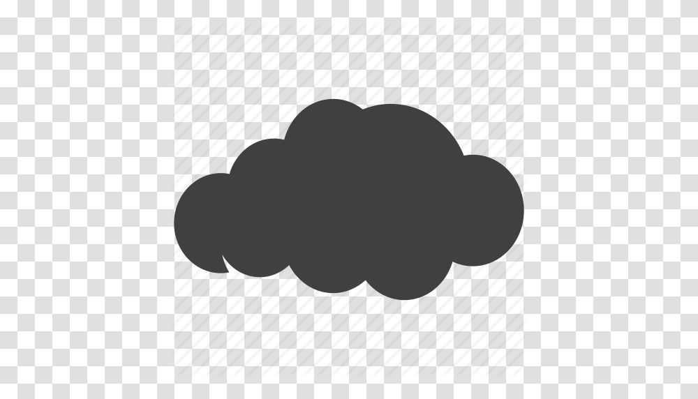 Cloud Cloudy Dark Icon, Silhouette, Plant, Hand, Pillow Transparent Png