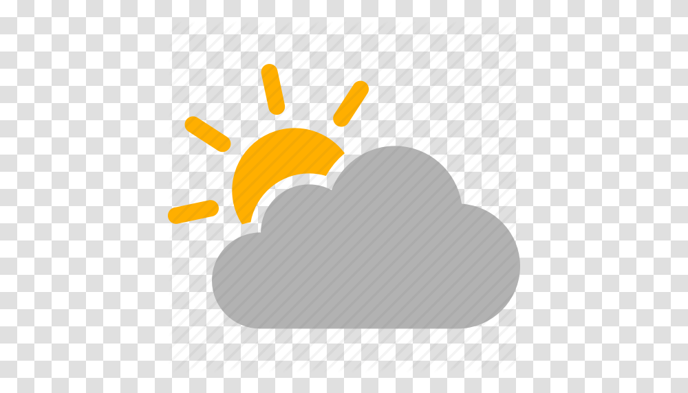 Cloud Cloudy Mostly Partly Sun Sunny Weather Icon, Nature, Outdoors, Mat Transparent Png
