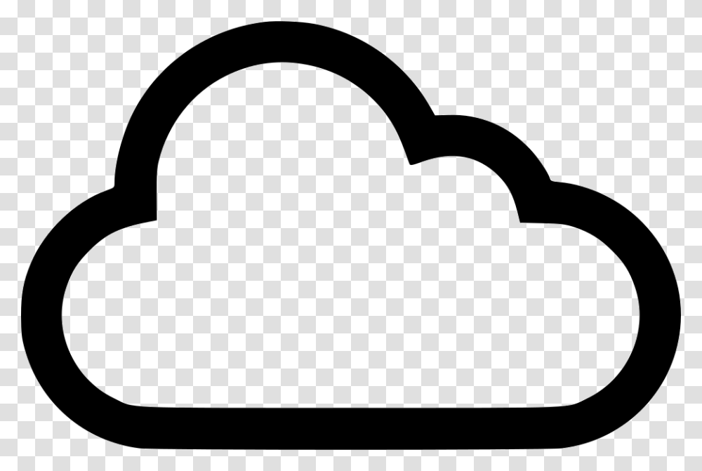 Cloud Cloudy Weather Outdoor Outside Vector Icon Cloud, Stencil, Screen, Electronics, Spoon Transparent Png