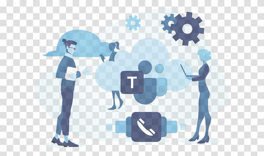 Cloud Communications For The Modern Workplace Loopup Sharing, Art, Person, Graphics, Doodle Transparent Png