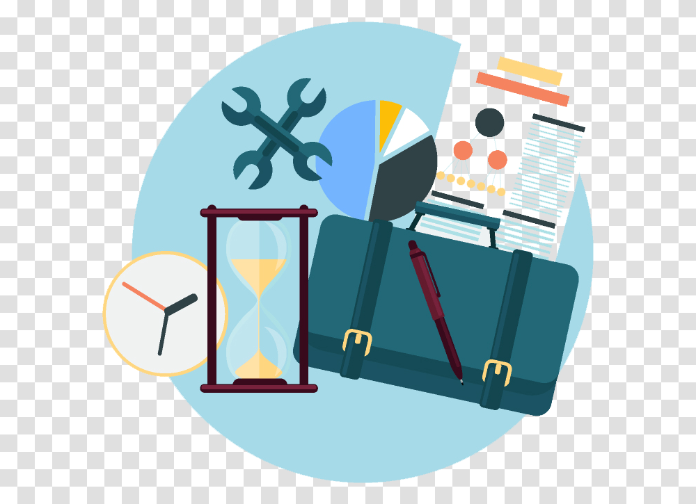 Cloud Computing Careers 2nd Watch Illustration, Hourglass Transparent Png
