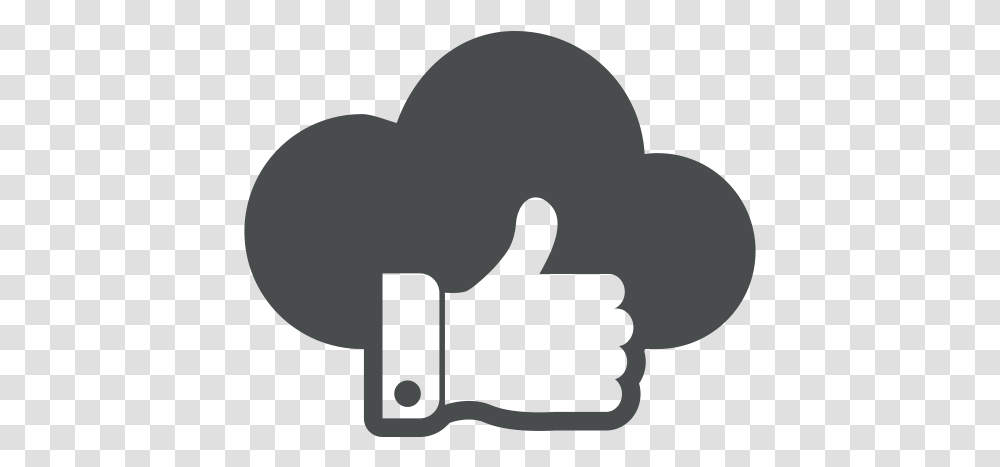 Cloud Computing Like Thumb Up Icon Thumbs Up Cloud Icon, Hand, Silhouette, Baseball Cap, Hat Transparent Png