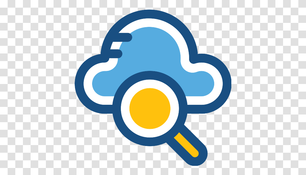 Cloud Computing Magnifying Glass Vector Cloud With Magnifying Glass Transparent Png
