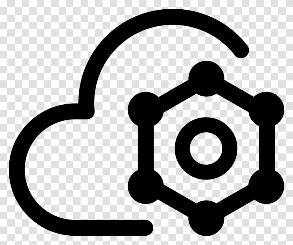 Cloud Computing Management Cloud Management Icon, Logo, Trademark, Stencil Transparent Png