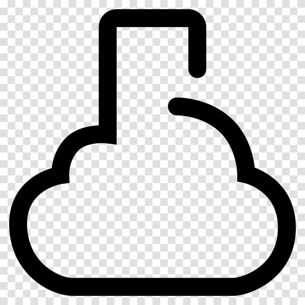 Cloud Data Lab Icon Free Download, Stencil, Shovel, Tool, Silhouette Transparent Png