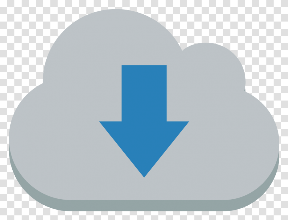 Cloud Down Icon Free Download As And Ico Formats Small Download Icon, Symbol, Baseball Cap, Hat, Clothing Transparent Png