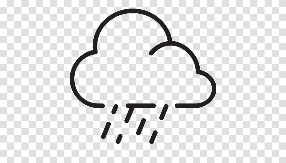 Cloud Downpour Rain Weather Icon, Stencil, Alphabet, Silhouette Transparent Png