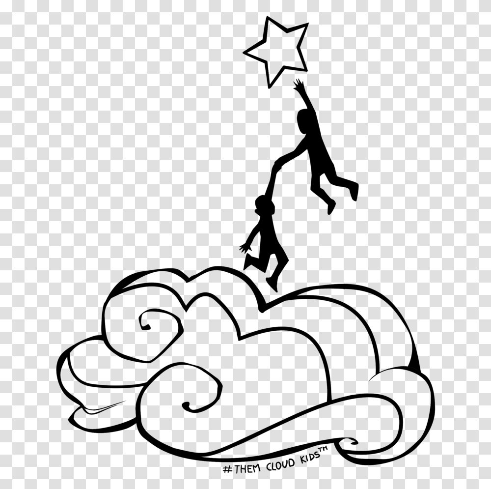 Cloud Drawing Download Clouds Drawing, Silhouette, Sculpture Transparent Png