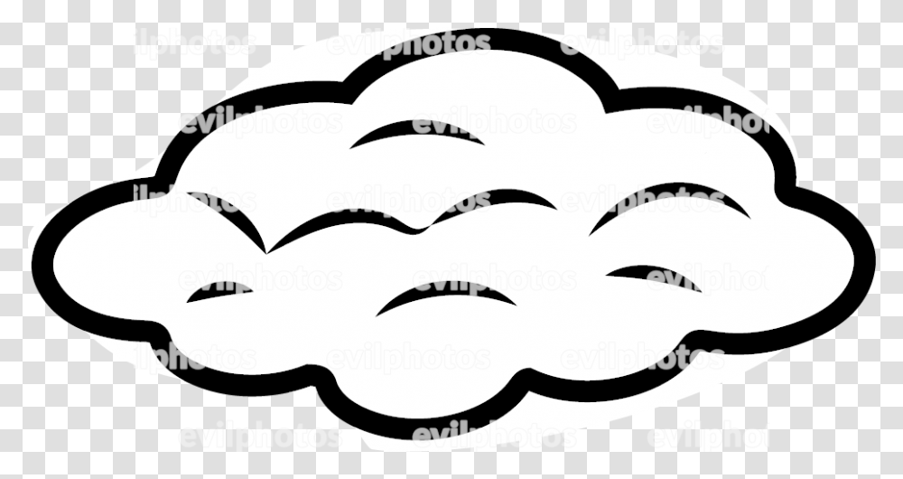 Cloud Drawing Drawing, Stencil, Mustache Transparent Png