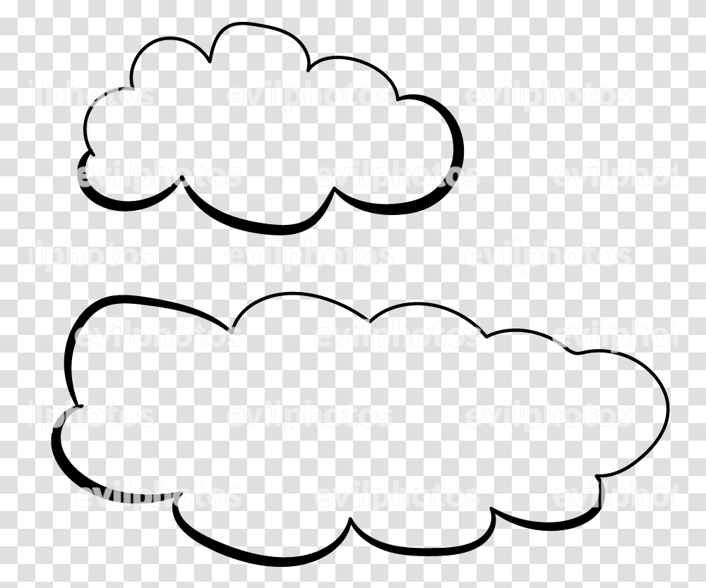 Cloud Drawing Vector And Stock Photo Clouds Drawings, Face, Label, Word Transparent Png
